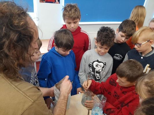 Grafika #44: Warsztaty przyrodnicze w SP Szczenurze