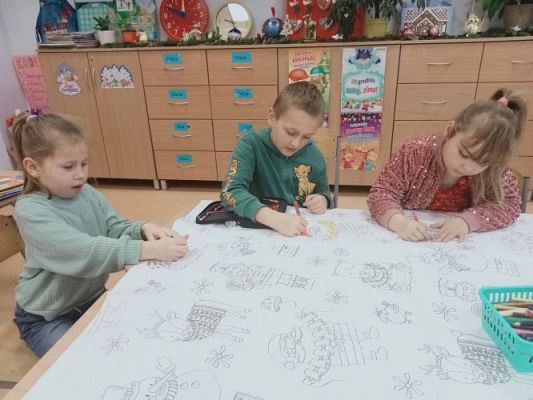 Grafika #3: Świątecznie u pierwszoklasistów