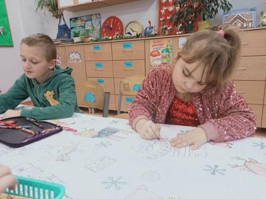 Grafika #5: Świątecznie u pierwszoklasistów