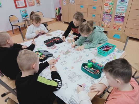 Grafika #10: Świątecznie u pierwszoklasistów