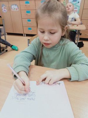 Grafika #40: Świątecznie u pierwszoklasistów