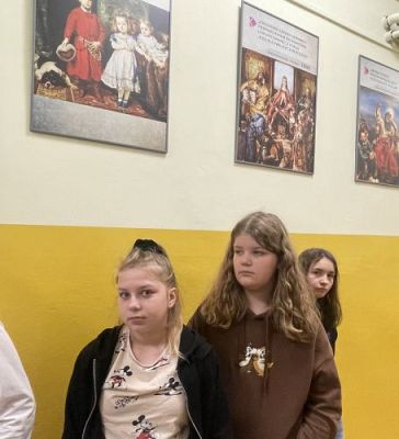 Grafika #15: Zajęcia biblioteczno-edukacyjne dla klasy 6 i 7 w bibliotece szkolnej w Wicku