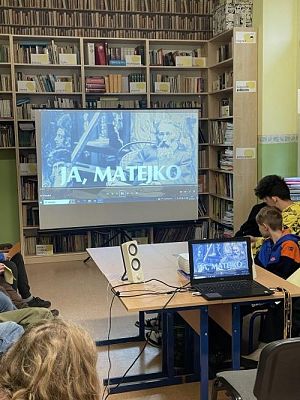 Grafika #30: Zajęcia biblioteczno-edukacyjne dla klasy 6 i 7 w bibliotece szkolnej w Wicku