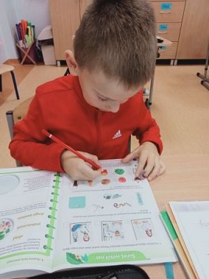 Grafika #3: Zdrowo jem, więcej wiem- projekt edukacyjny kl. 1