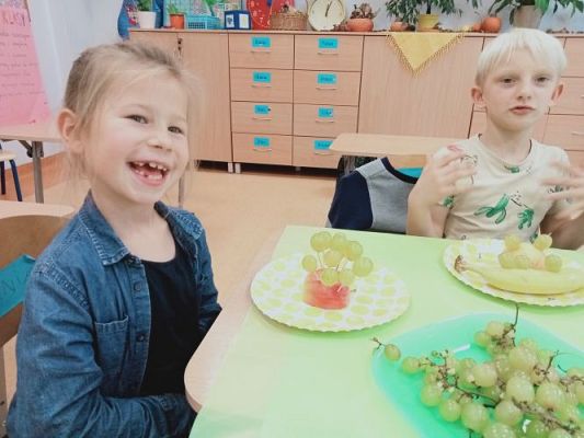 Grafika #15: Zdrowo jem, więcej wiem- projekt edukacyjny kl. 1