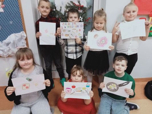 Grafika #55: Zdrowo jem, więcej wiem- projekt edukacyjny kl. 1