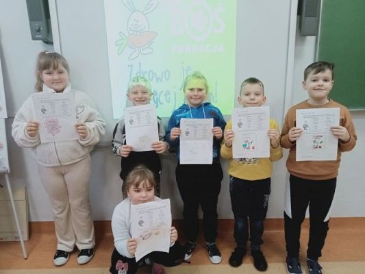 Grafika #65: Zdrowo jem, więcej wiem- projekt edukacyjny kl. 1