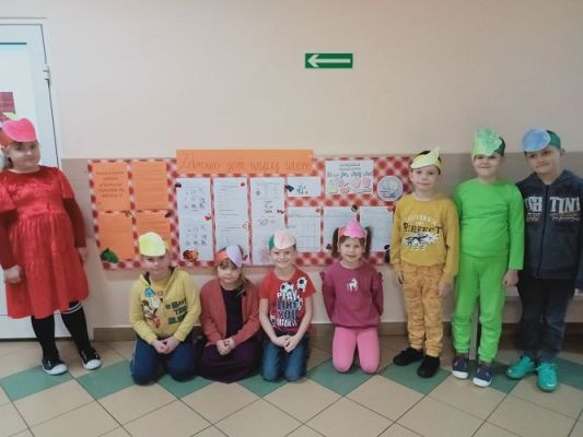 Grafika #82: Zdrowo jem, więcej wiem- projekt edukacyjny kl. 1