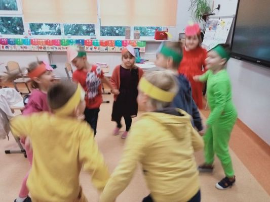 Grafika #95: Zdrowo jem, więcej wiem- projekt edukacyjny kl. 1