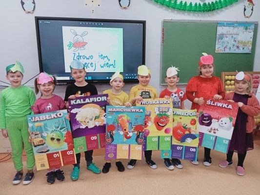Grafika #99: Zdrowo jem, więcej wiem- projekt edukacyjny kl. 1