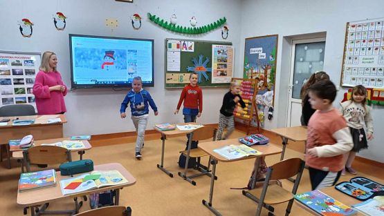 Grafika #2: Zajęcia otwarte dla nauczycieli w klasie 1