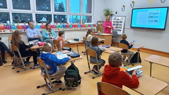 Grafika #4: Zajęcia otwarte dla nauczycieli w klasie 1