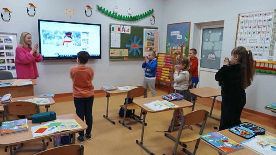 Grafika #5: Zajęcia otwarte dla nauczycieli w klasie 1