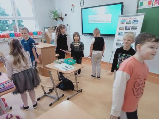 Grafika #14: Zajęcia otwarte dla nauczycieli w klasie 1