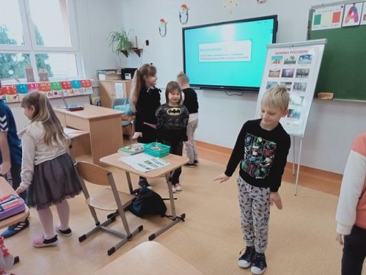 Grafika #15: Zajęcia otwarte dla nauczycieli w klasie 1