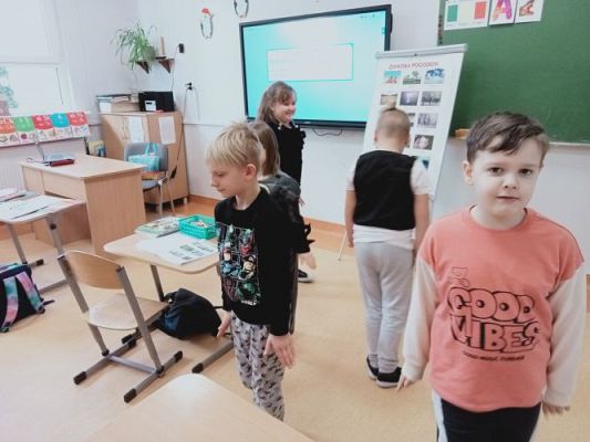 Grafika #18: Zajęcia otwarte dla nauczycieli w klasie 1