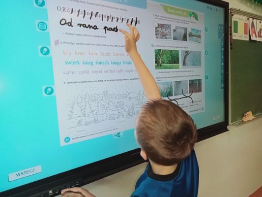 Grafika #37: Zajęcia otwarte dla nauczycieli w klasie 1