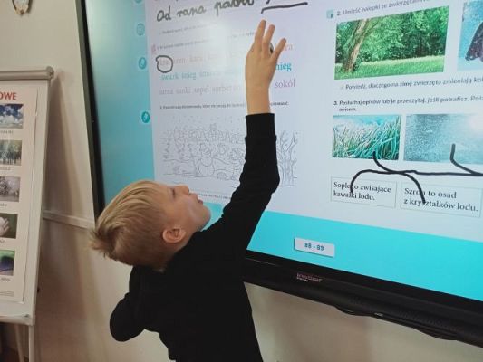 Grafika #40: Zajęcia otwarte dla nauczycieli w klasie 1