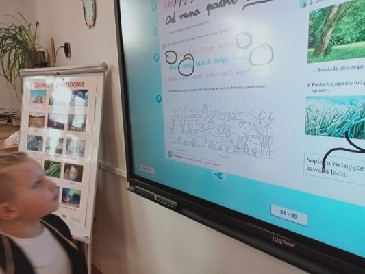 Grafika #41: Zajęcia otwarte dla nauczycieli w klasie 1