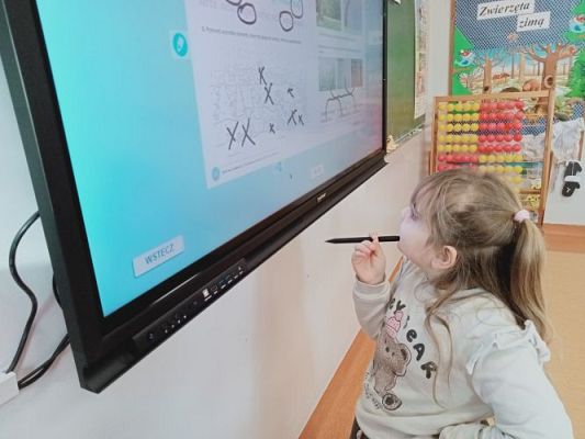 Grafika #45: Zajęcia otwarte dla nauczycieli w klasie 1