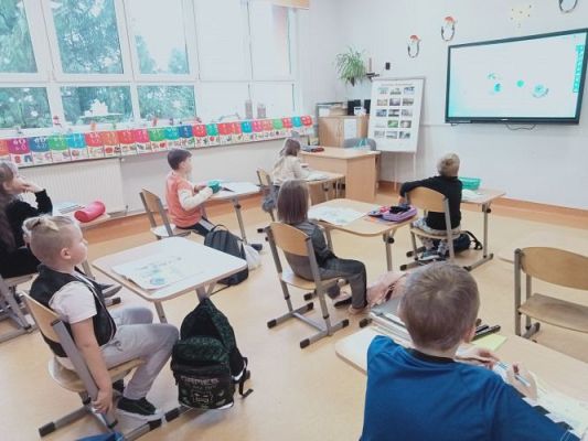 Grafika #47: Zajęcia otwarte dla nauczycieli w klasie 1