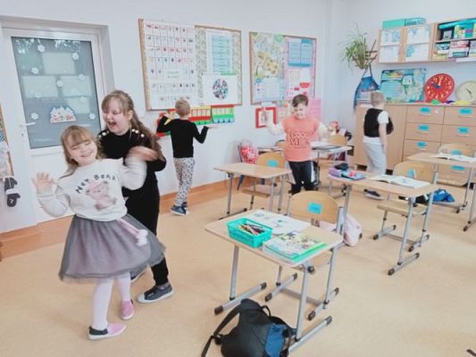 Grafika #54: Zajęcia otwarte dla nauczycieli w klasie 1