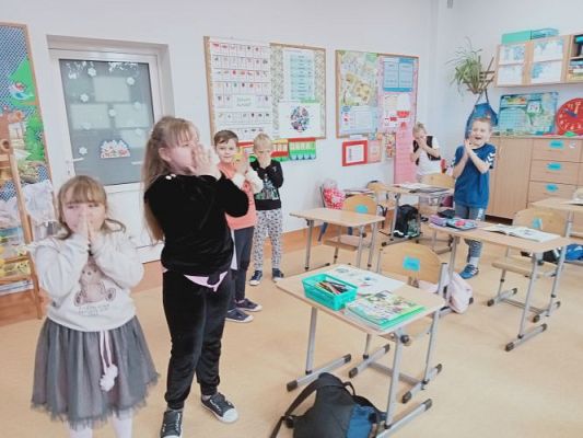 Grafika #55: Zajęcia otwarte dla nauczycieli w klasie 1