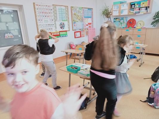 Grafika #60: Zajęcia otwarte dla nauczycieli w klasie 1