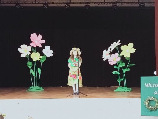 Grafika #5: Gminny Konkurs Recytatorski "Wiosna, wiosna ach, to ty! "