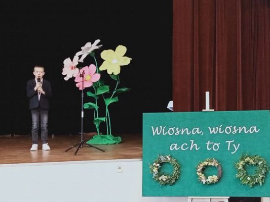 Grafika #17: Gminny Konkurs Recytatorski "Wiosna, wiosna ach, to ty! "